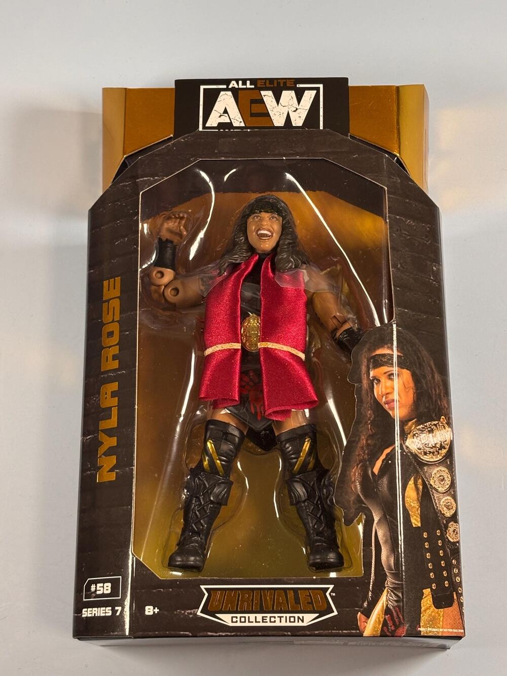 AEW Unrivaled Collection Nyla Rose Action Figure 2021 Jazwares Series 7 New